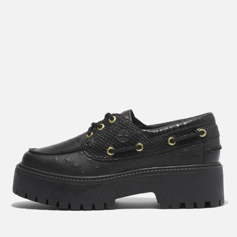 Timberland TIMBERLAND WOMEN'S STONE STREET LEATHER PLATFORM SHOES 4
