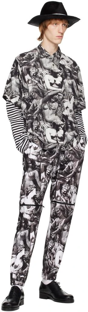 UNDERCOVER Black Printed Shirt 4
