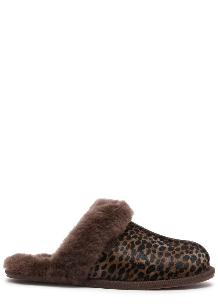 UGG Scuffette Caspian printed calf-hair slippers 1