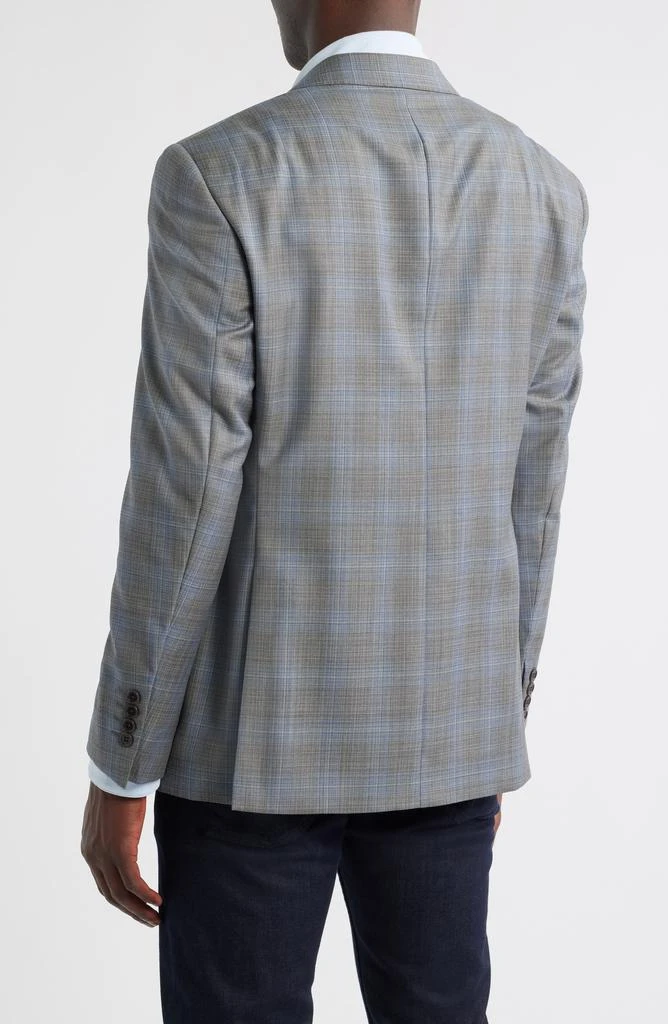 Emporio Armani Plaid Virgin Wool Blazer 2