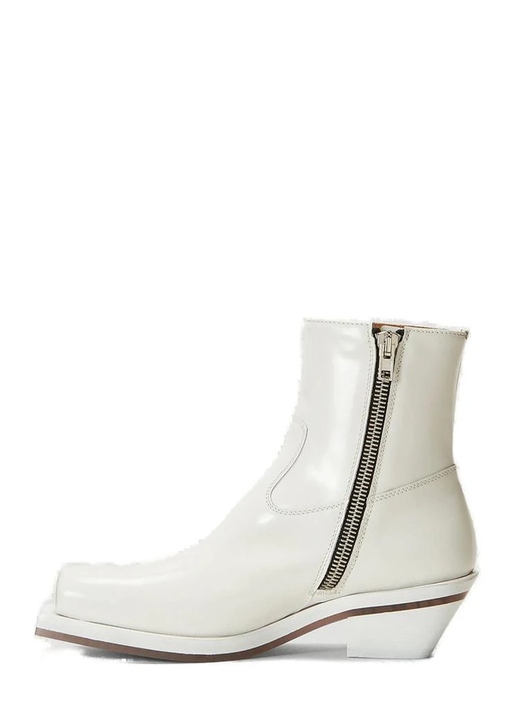 ION ION Square-Toe Side-Zip Cowboy Boots 2