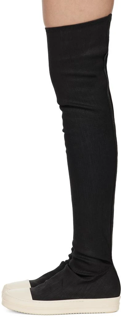 Rick Owens Black Porterville High Sock Sneakers 3