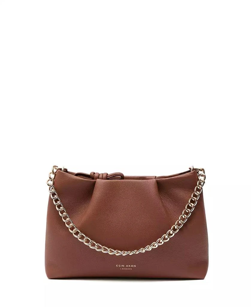 Esin Akan Midi Mayfair Leather Clutch Crossbody Bag 3