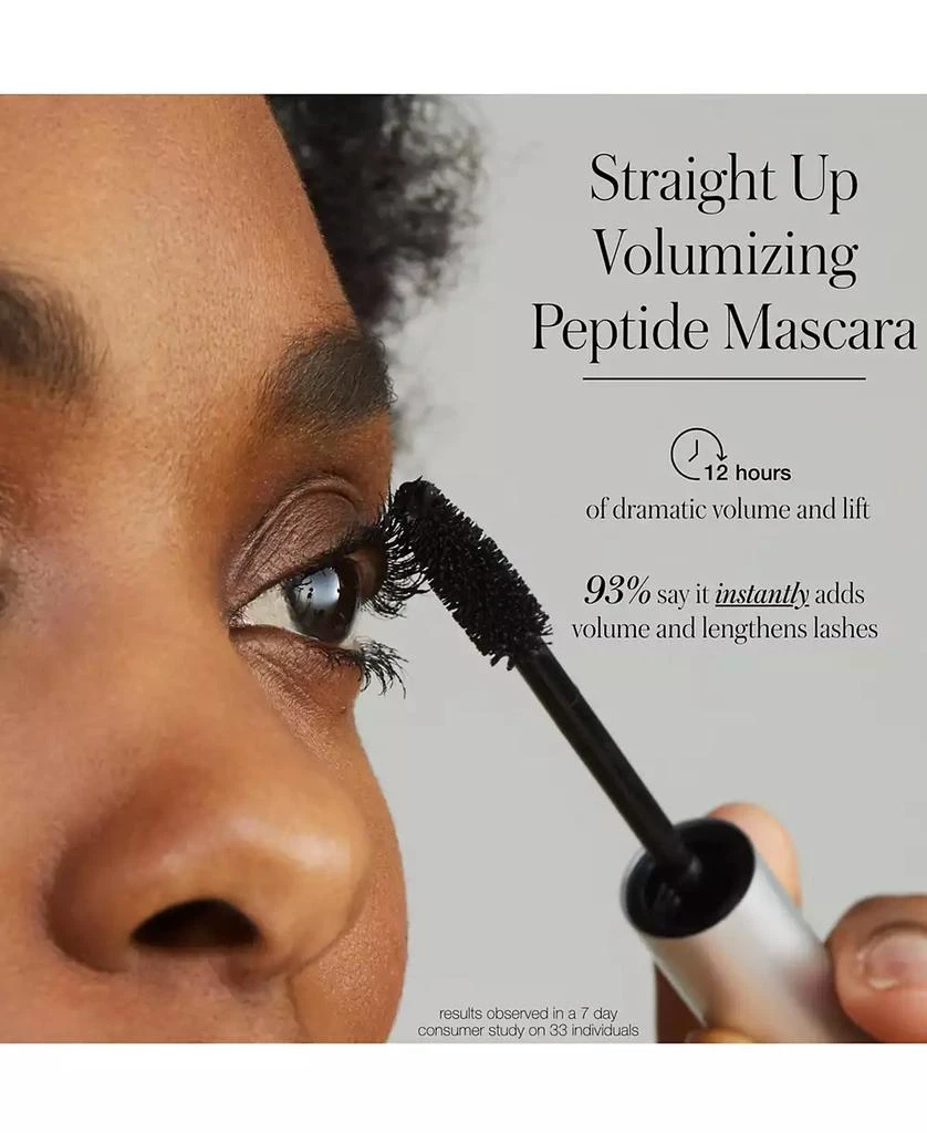 RMS Beauty Straight Up Volumizing Peptide Mascara, Travel Size 3