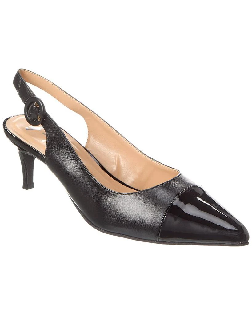 French Sole Skylar Leather Slingback Pump 1