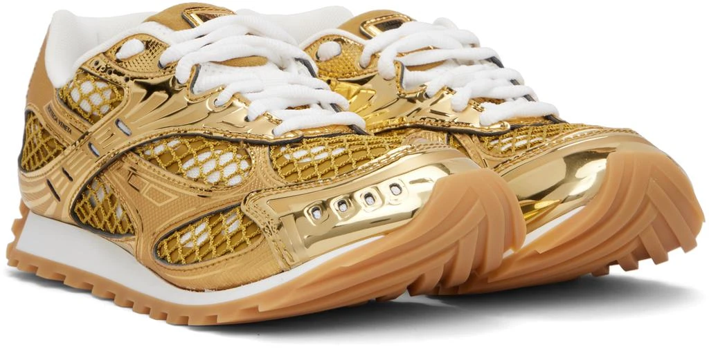 Bottega Veneta Gold Orbit Sneakers 4