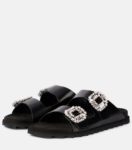Roger Vivier Slidy Viv' leather sandals 4