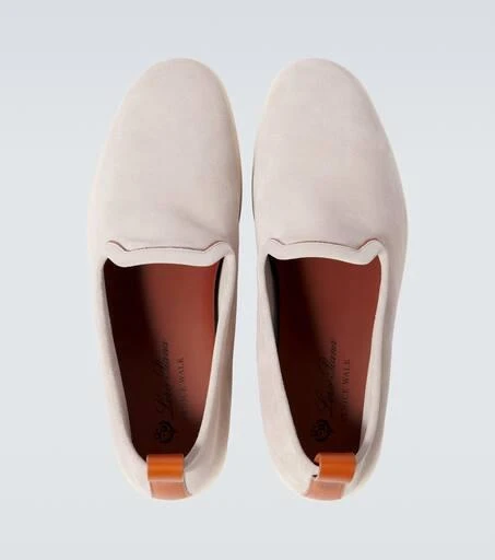 Loro Piana Venice Walk suede slip-on shoes 4
