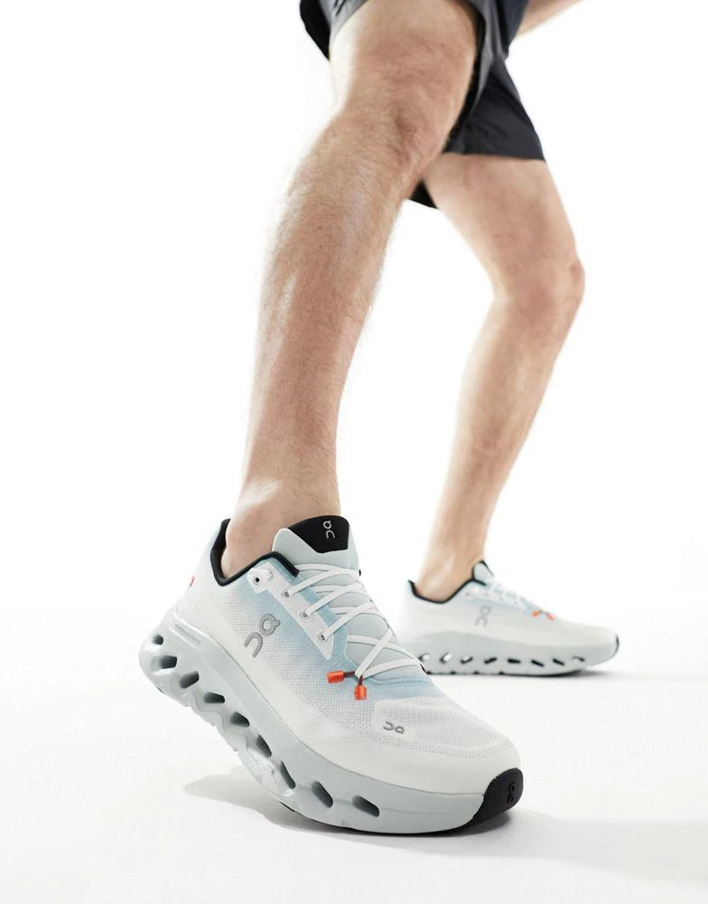 On ON Cloudtilt trainers in mineral blue ivory 5