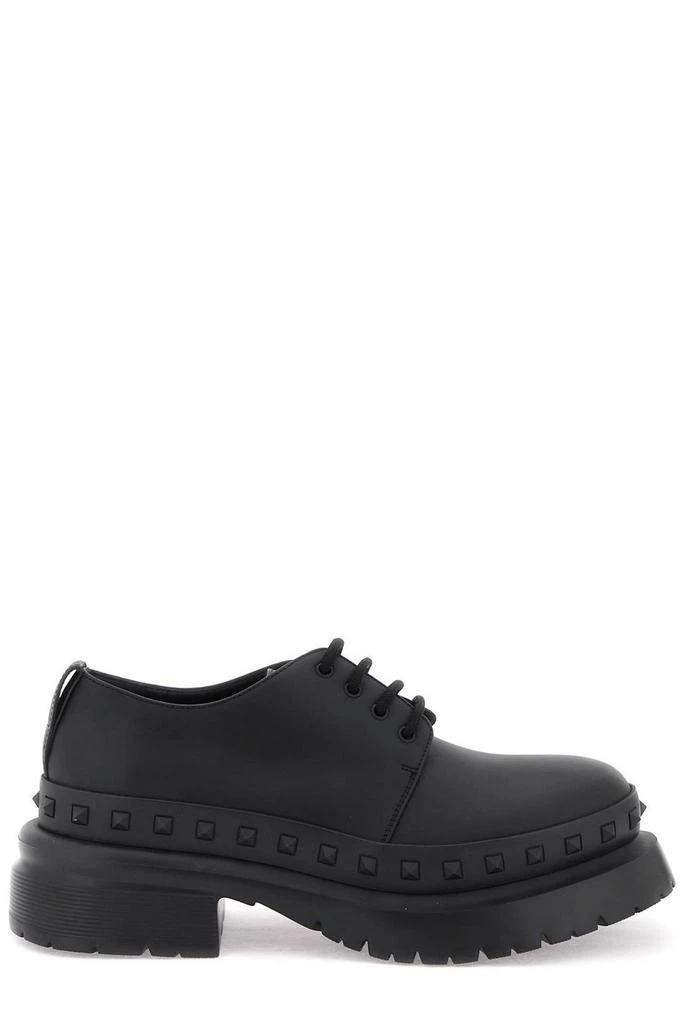 Valentino Valentino Garavani M-Way Rockstud Round Toe Derby Shoes 1