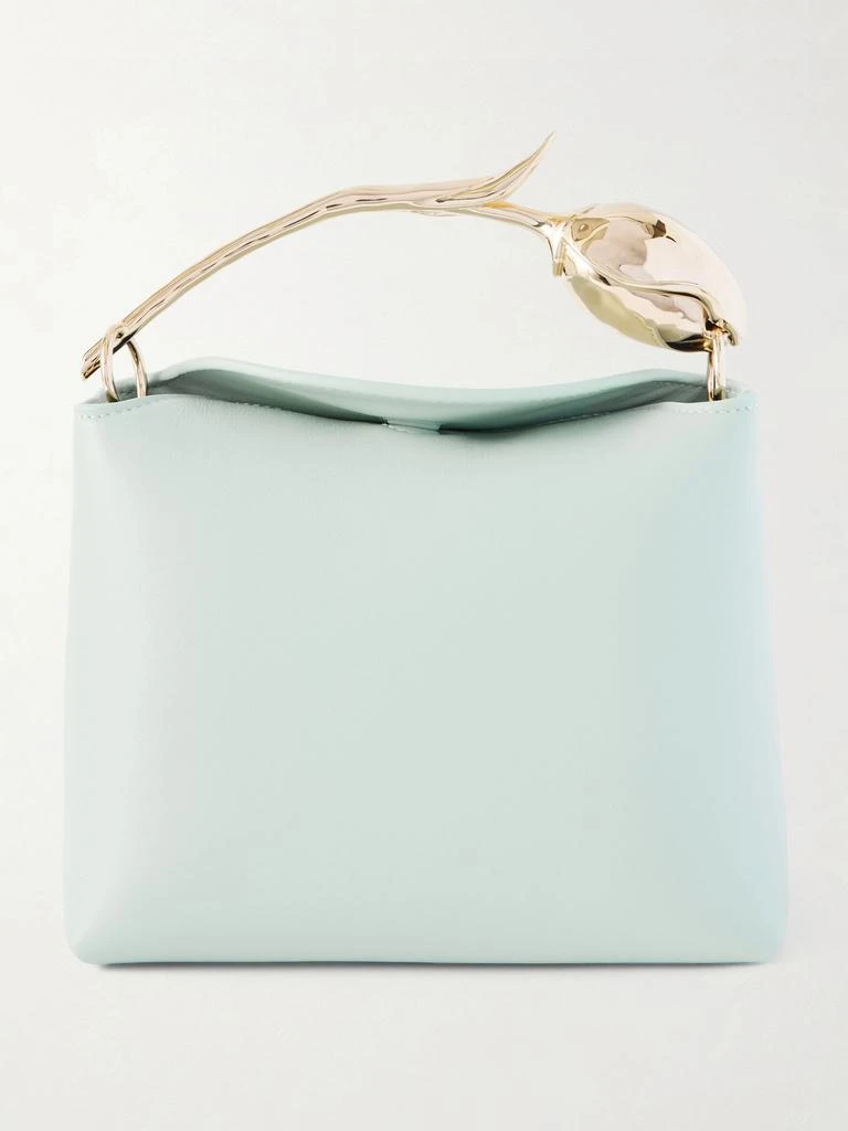 Erdem Bloom Mini Leather Clutch