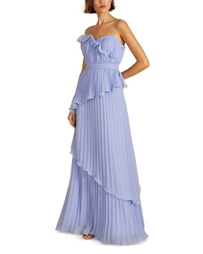 AMUR Cassy Pleated Gown 4
