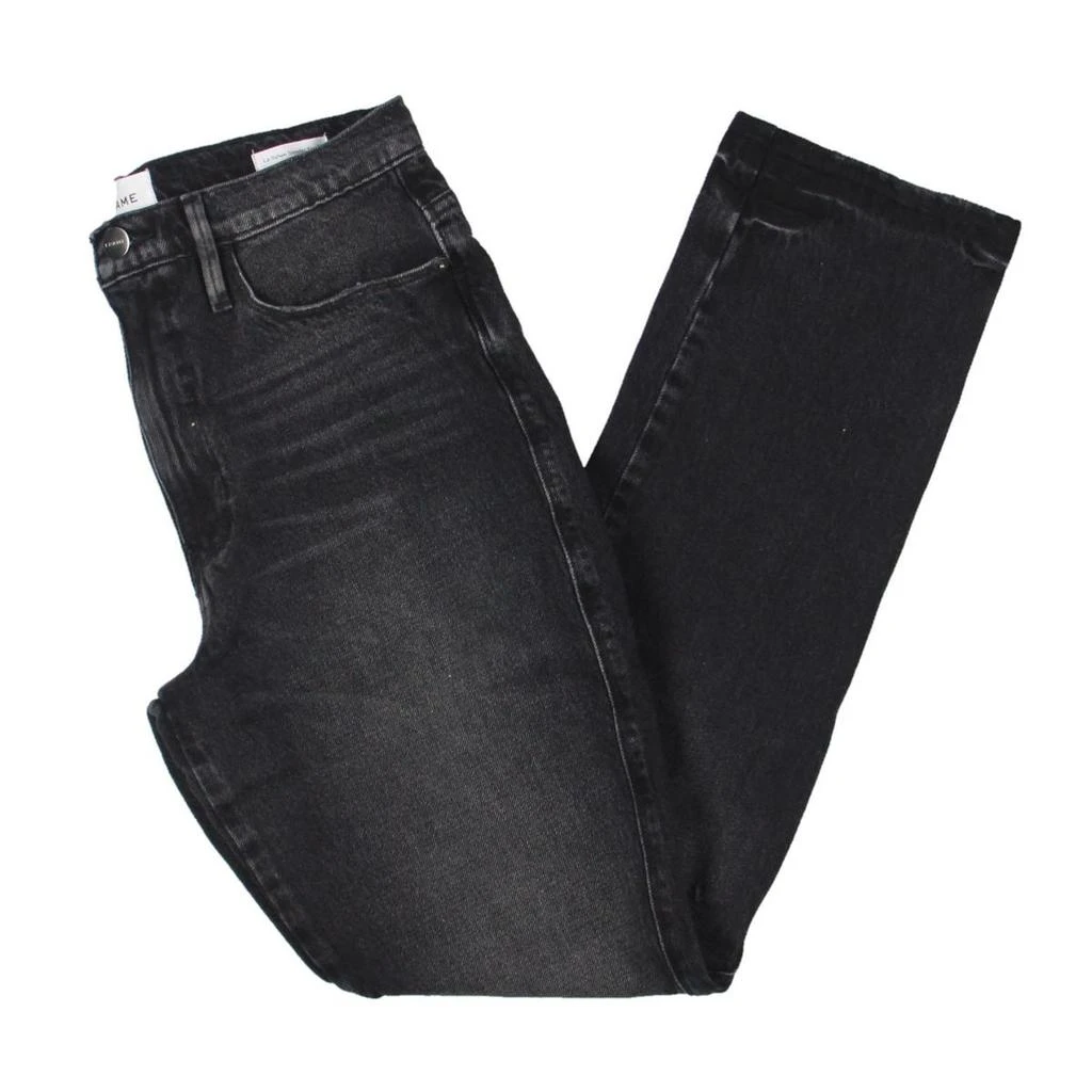 FRAME Le Sylvie Womens High Rise Straight Fit Jeans 2