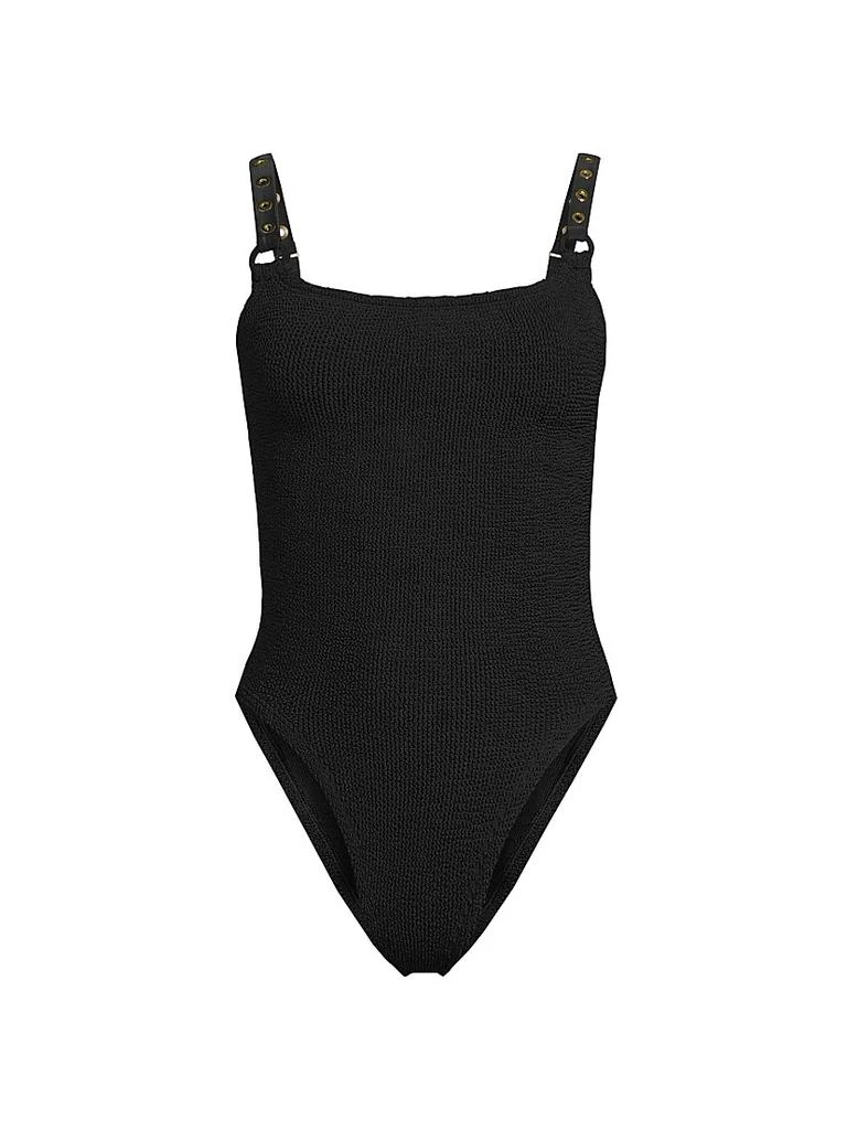 Hunza G Melody Knitted One-Piece Swimsuit
