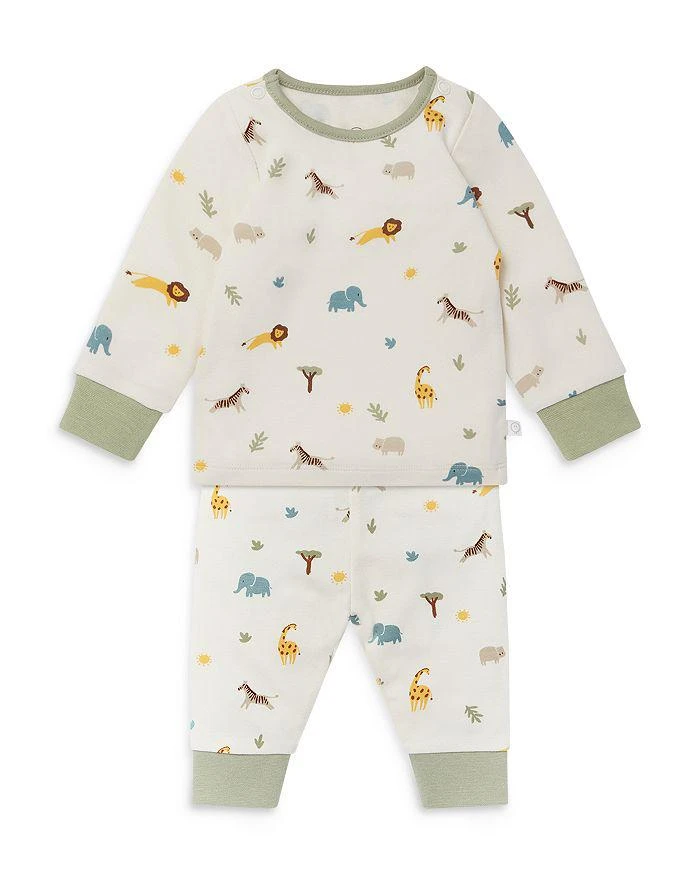 MORI Unisex Safari Print Pajama Set - Baby