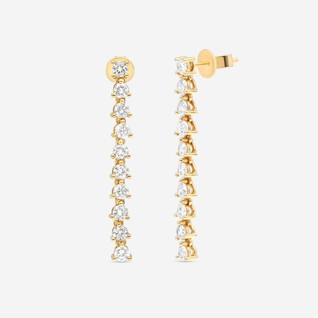 Ina Mar Ina Mar 18K Yellow Gold Diamond 2.05ct.twd. Drop Earrings AER-19279-Y
