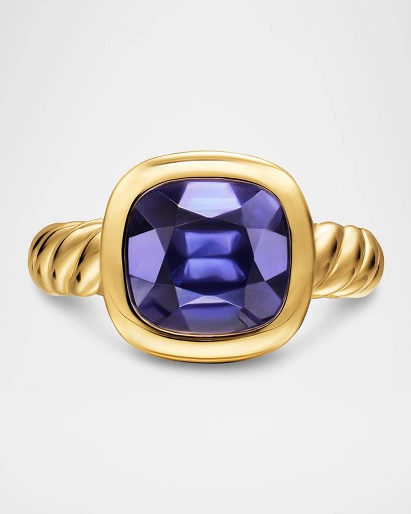 David Yurman DY Mercer Color Stone Ring in 18K Gold, 10mm