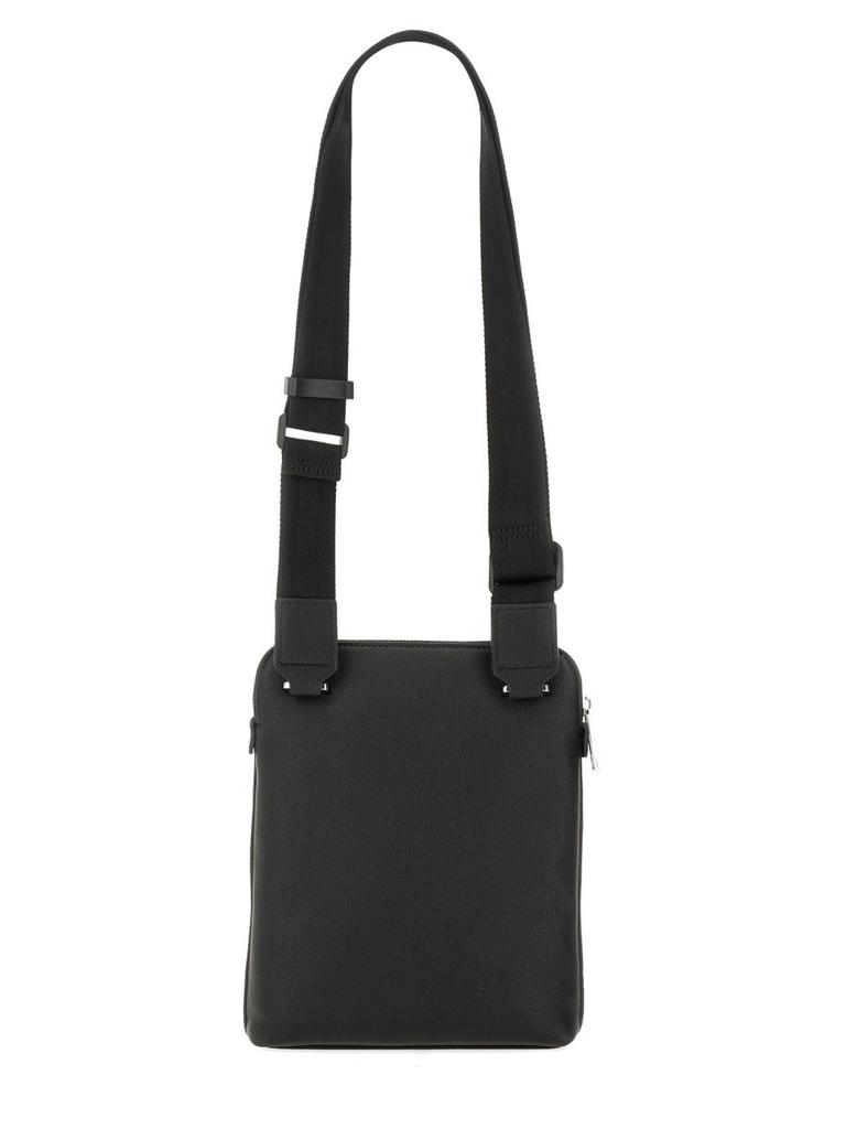 Boss Hugo Boss Logo-Debossed Zipped Messenger Bag – On Sale