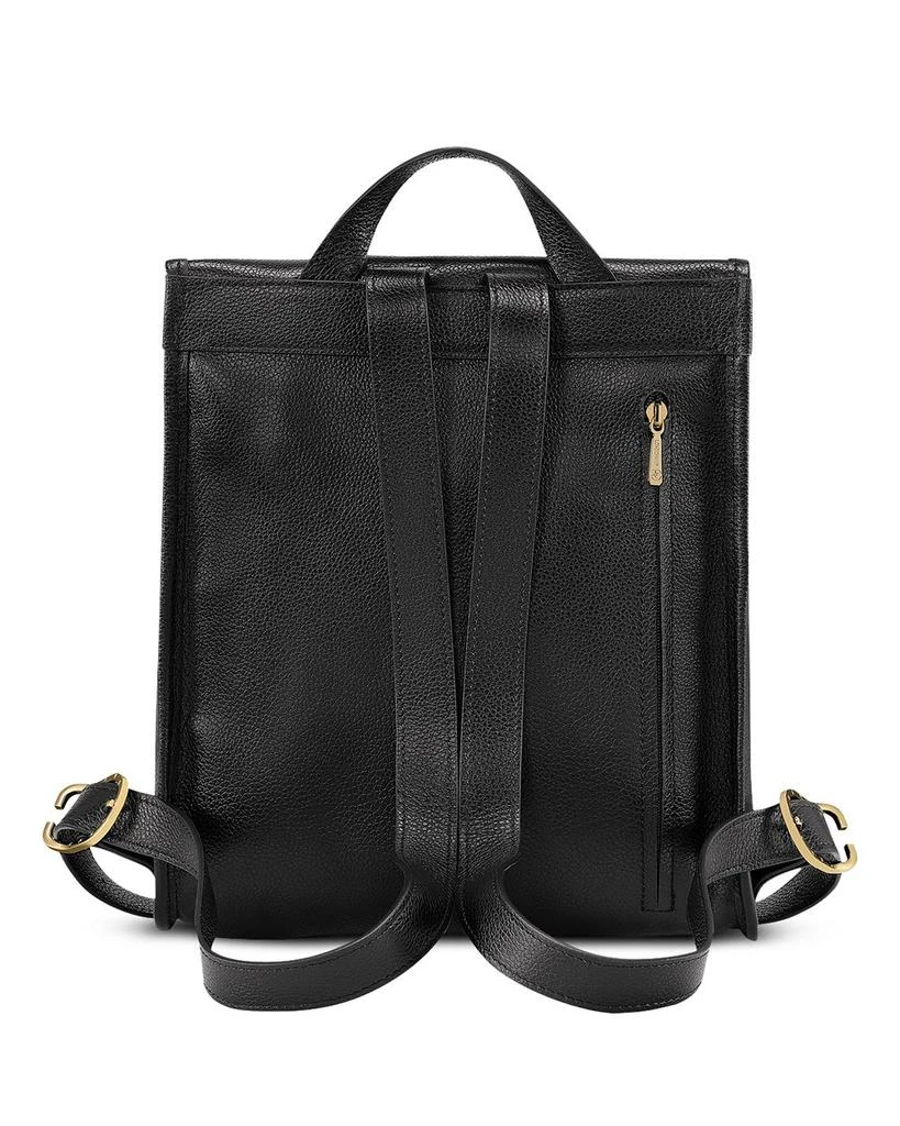 Longchamp Le Foulonné Top Zip Leather Backpack 5