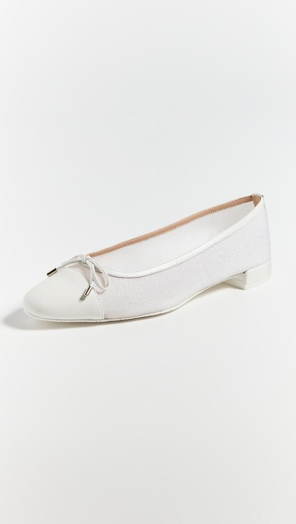 Stuart Weitzman Sleek Bow Flats