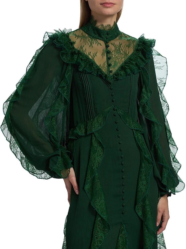 Alice + Olivia Elea Ruffled Maxi Dress - Dresses & Skirts - Free Shipping -  BeyondStyle
