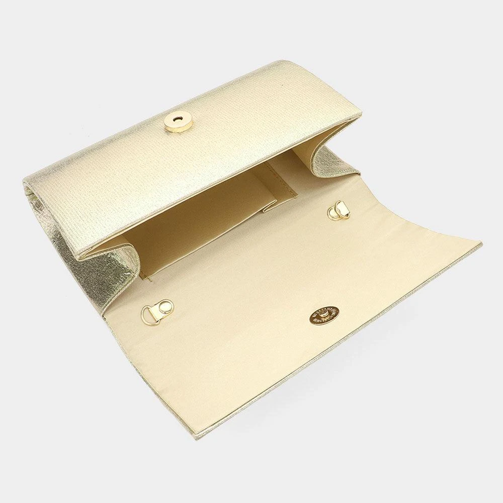 FASHNZFAB Shimmery Evening Clutch Bag 4