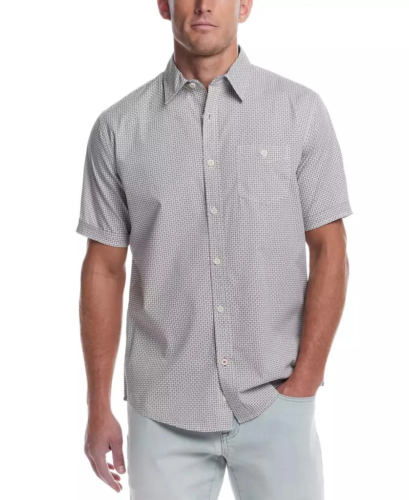 Weatherproof Vintage Men's Short Sleeve Cotton Poplin Shirt from Macy's