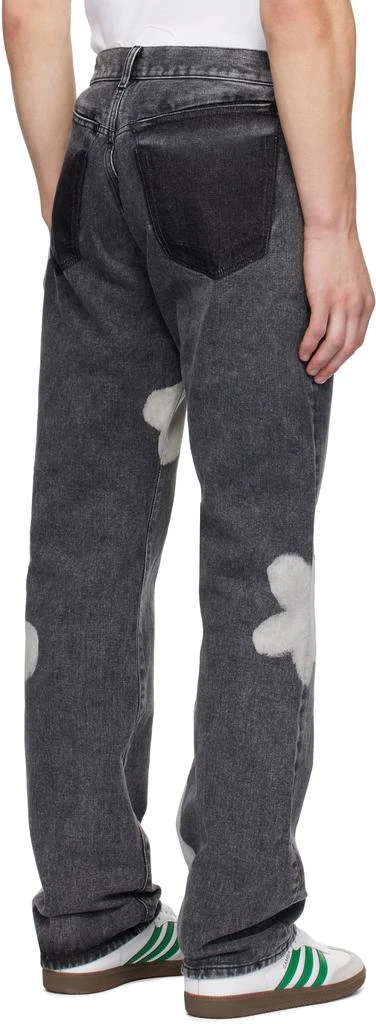 FORMA Black Bleached Flowers Jeans 3