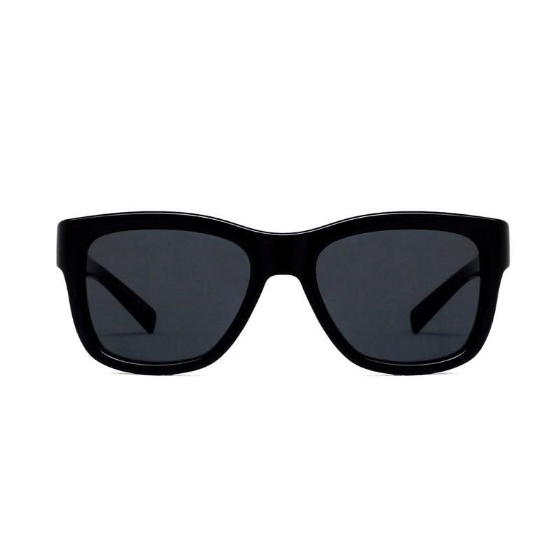 Yves Saint Laurent Saint Laurent Sunglasses Square Full Rim, Black Frame and Black Lens SL674001