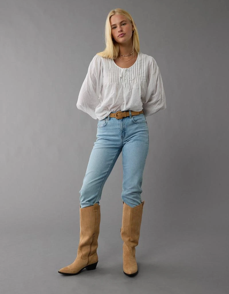 AE AE Long-Sleeve Breezy Boho Blouse 6