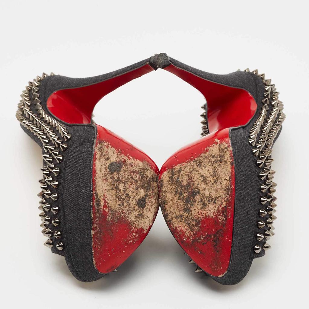 Christian Louboutin Christian Louboutin Dark Grey Denim Lady