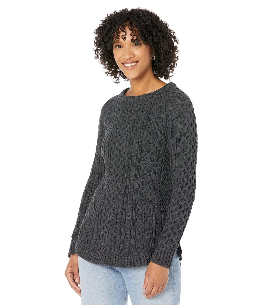 L.L.BEAN Signature Cotton Fisherman Tunic Sweater 1
