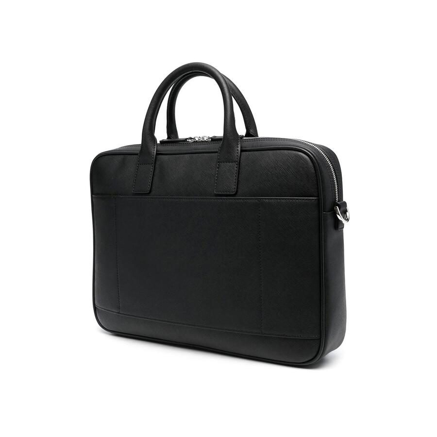 Emporio Armani Regenerated Saffiano Leather Business Bag