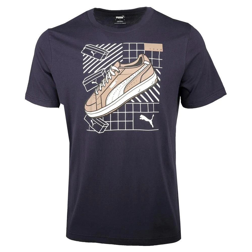 Puma Graphics Sport Crew Neck Short Sleeve T-Shirt