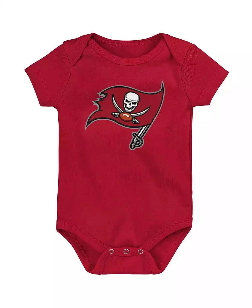 Outerstuff Newborn 3-Pack Tampa Bay Buccaneers Little Tike Bodysuit Set 3