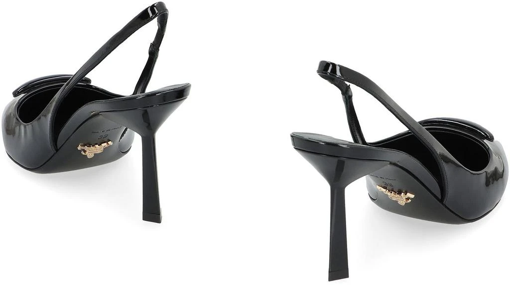 Prada PRADA PATENT LEATHER SLINGBACK PUMPS 4