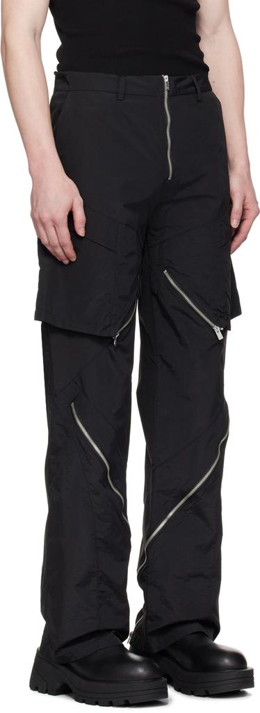 HELIOT EMIL Black Stratum Cargo Pants