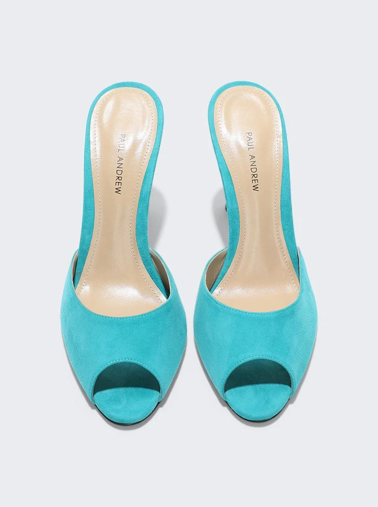 Paul Andrew Peep High Heel Mule Sandals 4