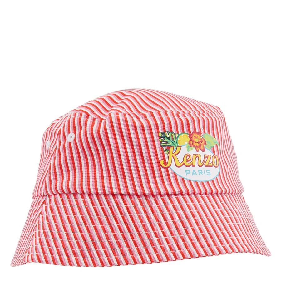 Kenzo Girls Striped Pattern Bucket Hat 3