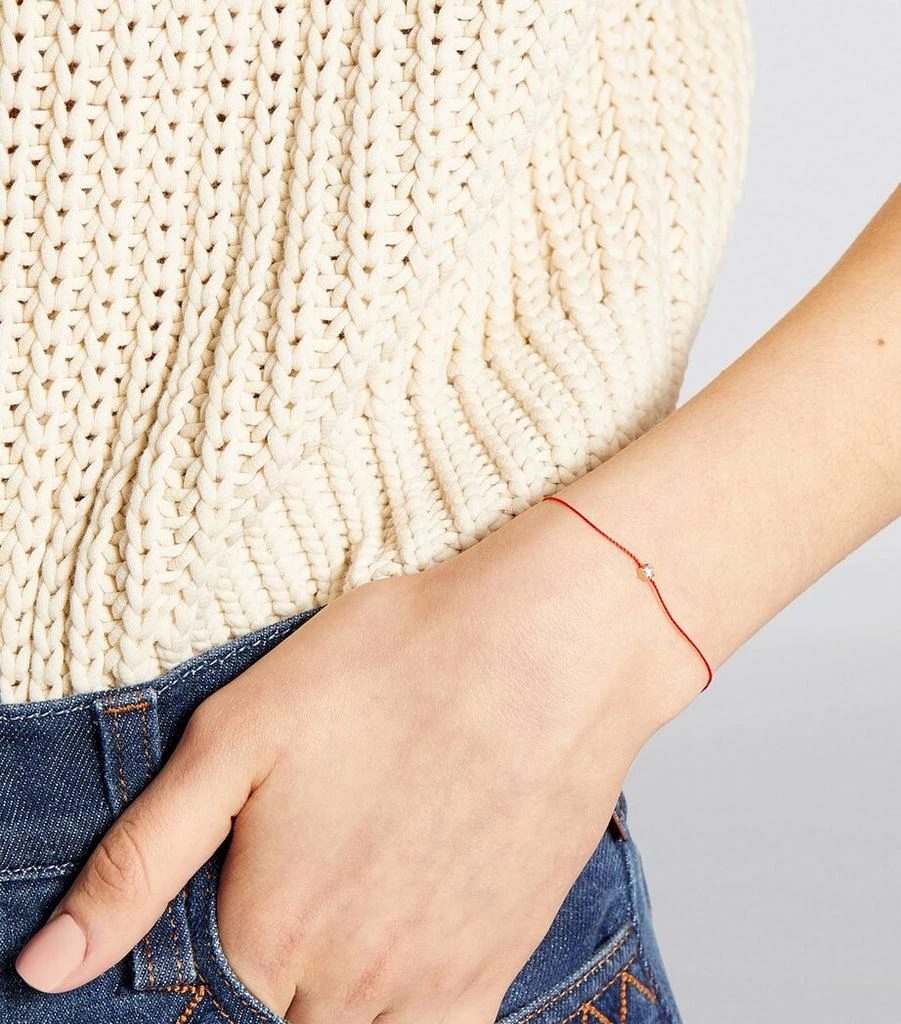 Redline Rose Gold and Diamond Absolu Thread Bracelet 7