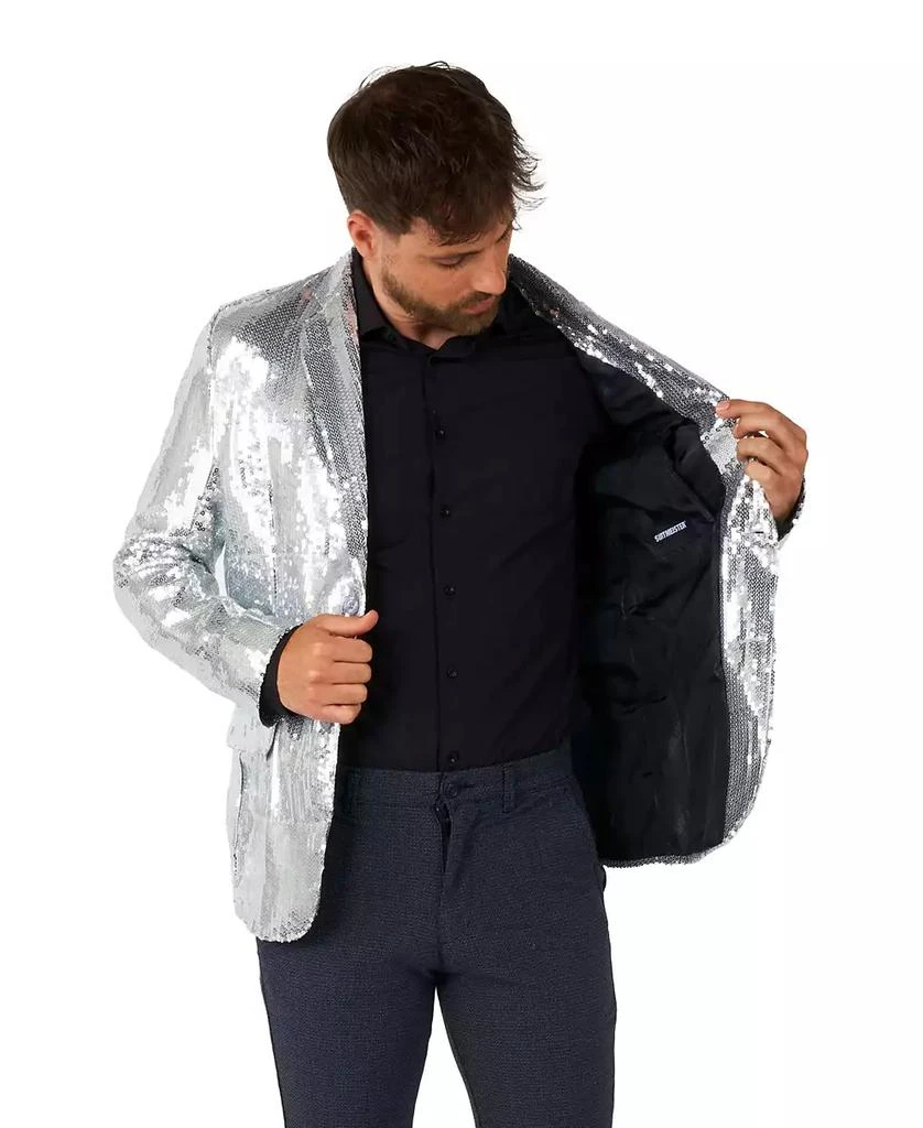 Suitmeister Men's Shiny Party Blazer - Sequins USA 3