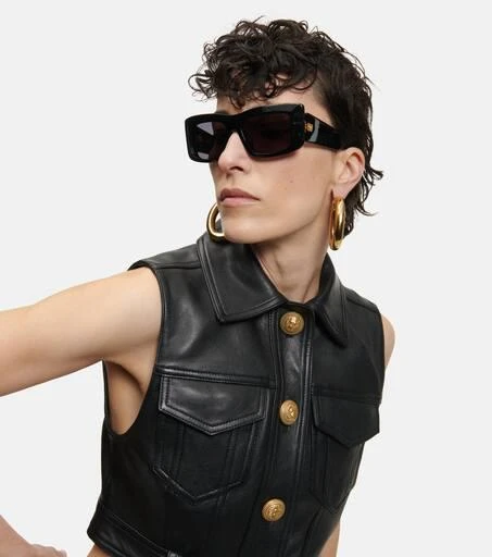 Balmain Envie square acetate sunglasses 6