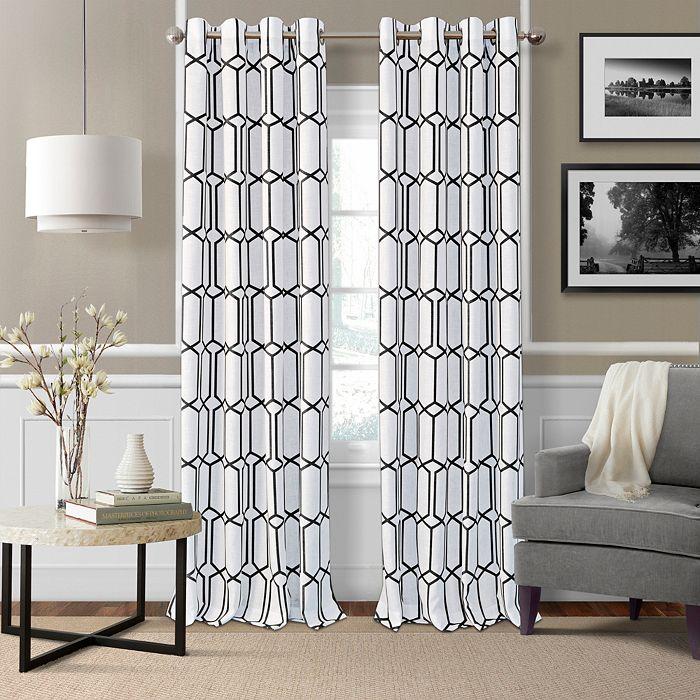 Elrene Home Fashions Kaiden Geometric Curtain Panel, 52" x 84"