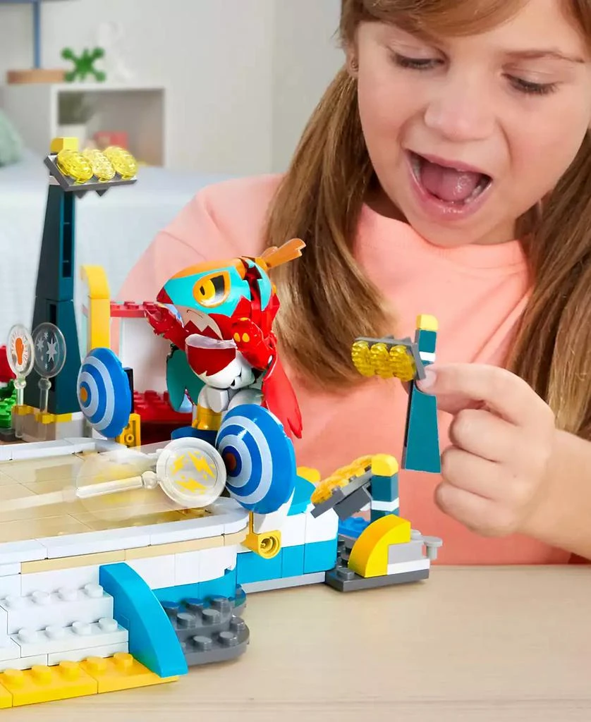 Pokemon MEGA Training Stadium Building Toy Kit with 5 Action Figures, 1101 Pieces 5