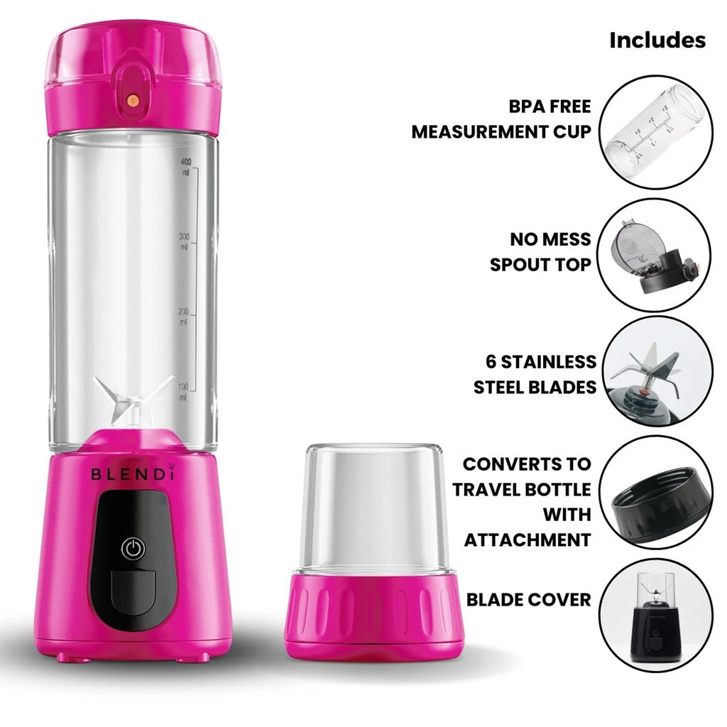 Blendi Pro Plus Premium Cordless Portable 17.5oz Rechargeable Blender 2