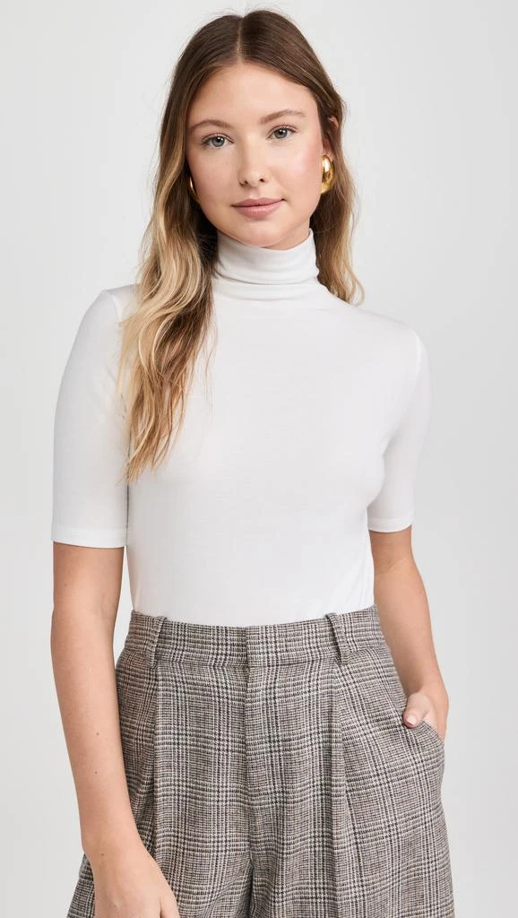 Vince Elbow Sleeve Turtleneck 1