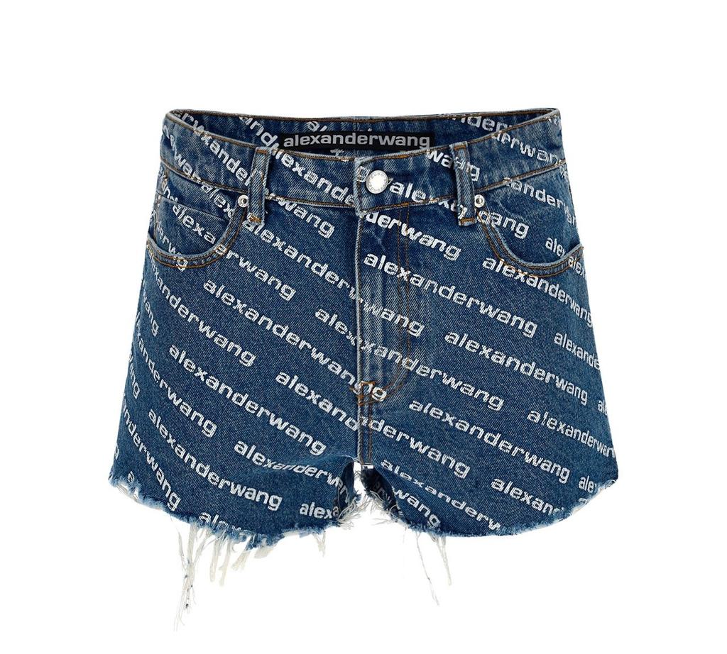 Alexander Wang Alexander Wang Bite Logo Shorts