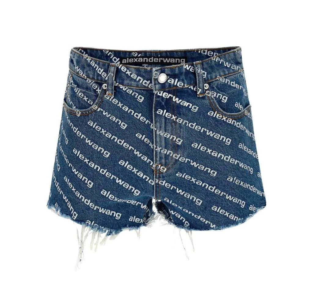 Alexander Wang Alexander Wang Bite Logo Shorts 1