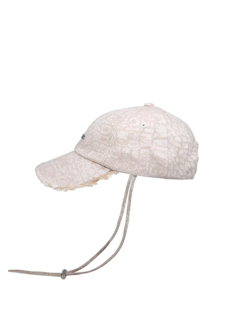 Jacquemus Jacquemus The Artichaut Logo Plaque Curved Peak Cap 3