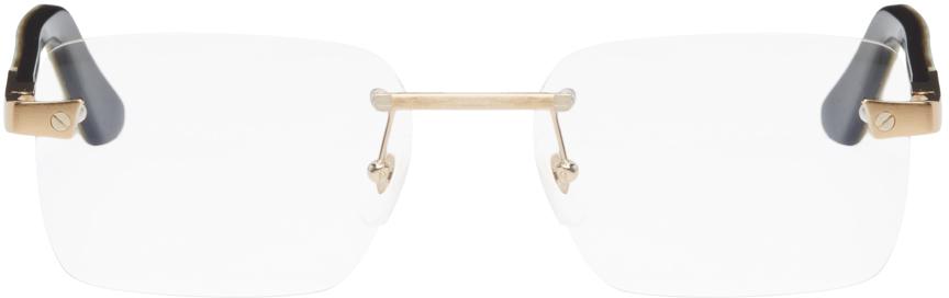 Cartier Gold Santos Glasses